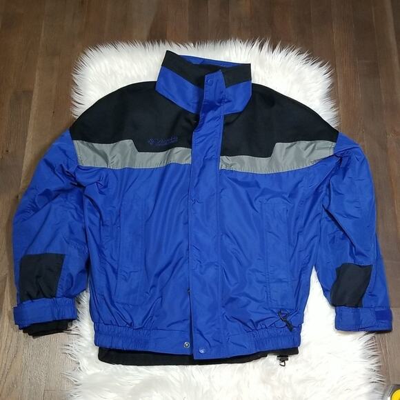 Vintage Columbia Men's Bugaboo Colorblock Double Layer Ski Coat Size Small - Picture 1 of 13